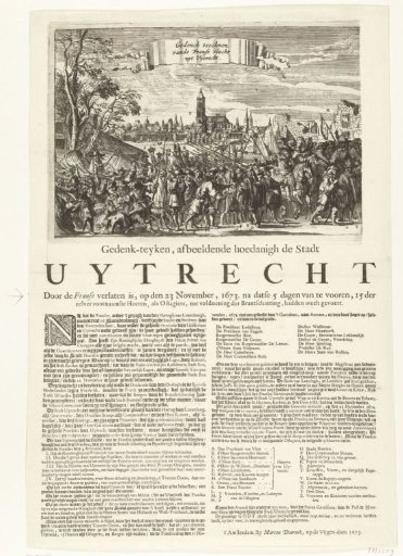 Departure of the French army from Utrecht, 1673