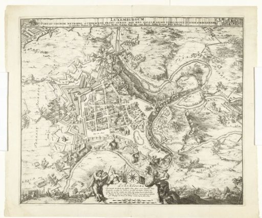 Bombardment of Luxembourg by Marshal de Créquy, 1684