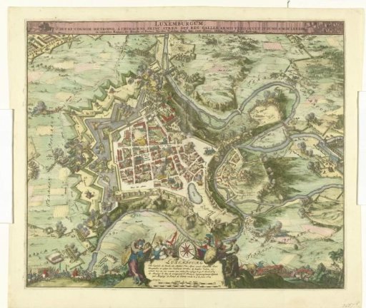 Bombardment of Luxembourg by Marshal de Créquy, 1684