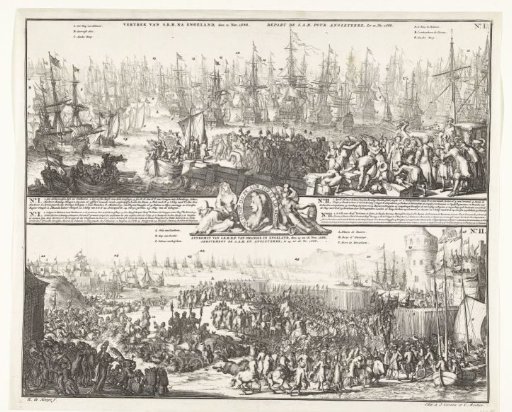 Journey of William III to England, 1688