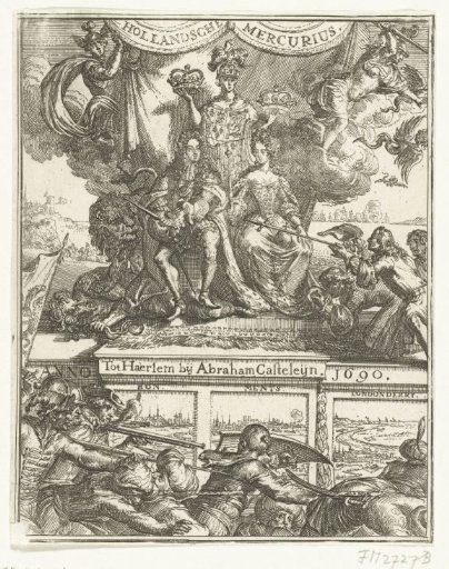 Title page for the Hollandsche Mercurius for the year 1689