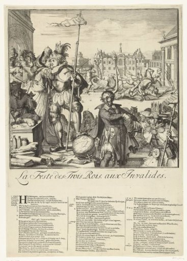 Satirical Print on the Flight of James II to France, 1689