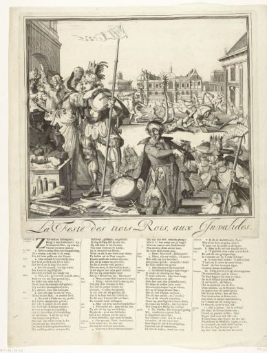 Satirical Print on the Flight of James II to France, 1689 (Copy)