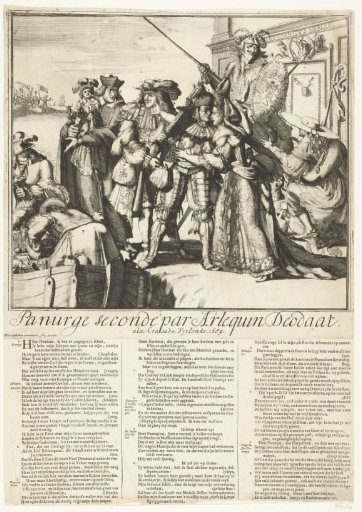 Satirical Print on the Departure of James II to Ireland, 1689