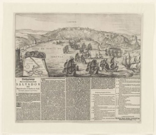 Conquest of San Salvador in Brazil by Admiral Jacob Willekes, 1624