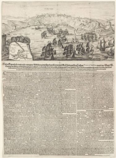 Conquest of San Salvador in Brazil by Admiral Jacob Willekes, 1624