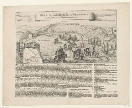 Conquest of San Salvador in Brazil by Admiral Jacob Willekes, 1624