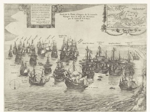 Capture of the Spanish Silver Fleet in the Bay of Matanzas by Admiral Piet Hein, 1628