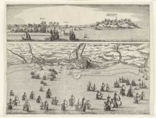 Conquest of Olinda in Brazil by General Hendrick C. Loncq, 1630