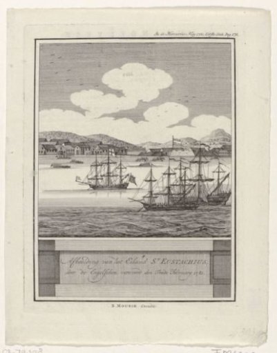 Sint Eustatius captured by the English, 1781