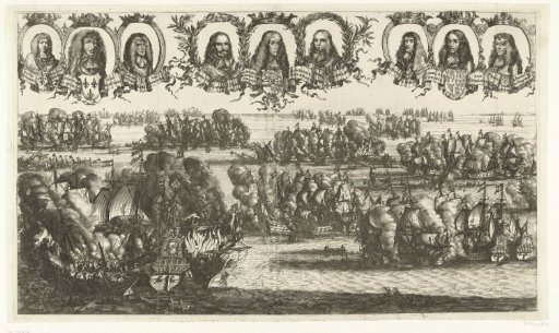 The two sea battles at Schoonevelt, 1673