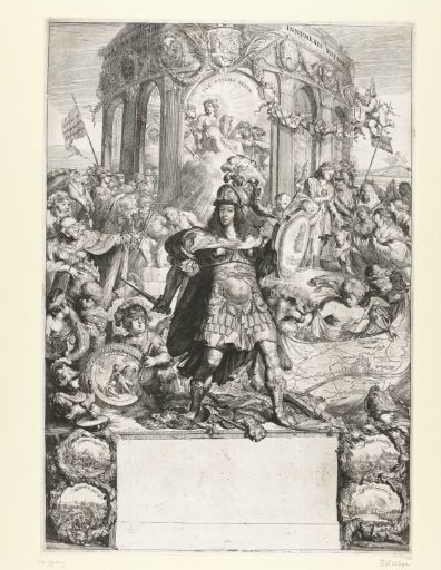 Allegory on the victories and peace in 1674