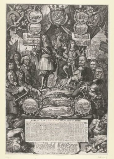 Allegory on the victories of William III in 1673