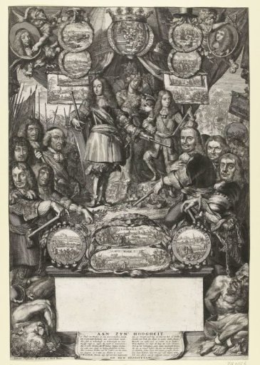 Allegory on the victories of William III in 1673