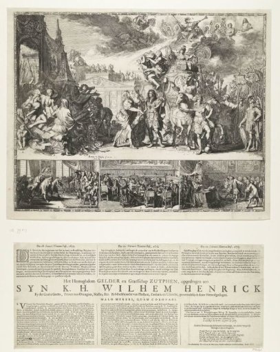 Duchy of Guelders and County of Zutphen dedicated to William III, 1675