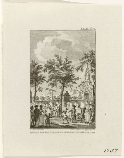 Entry of the Holland Guards into Amsterdam, 1787