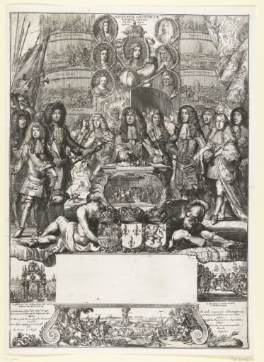 Allegory on the Peace of Nijmegen and other events in the year 1678