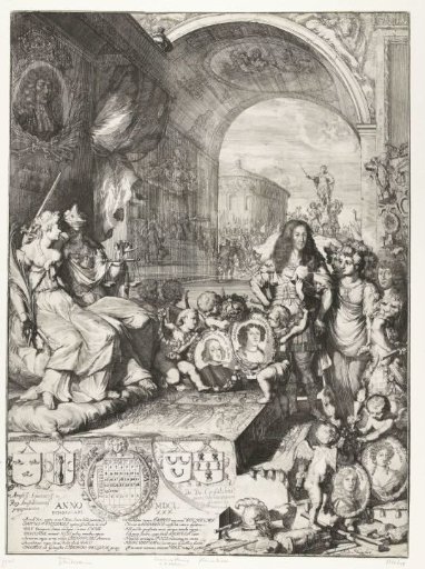 Allegory on the events of the year 1680