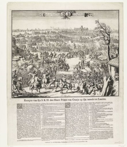 Reception of the Prince of Orange upon His Entry into London, 1688
