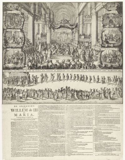 Coronation of William and Mary as King and Queen of England, 1689
