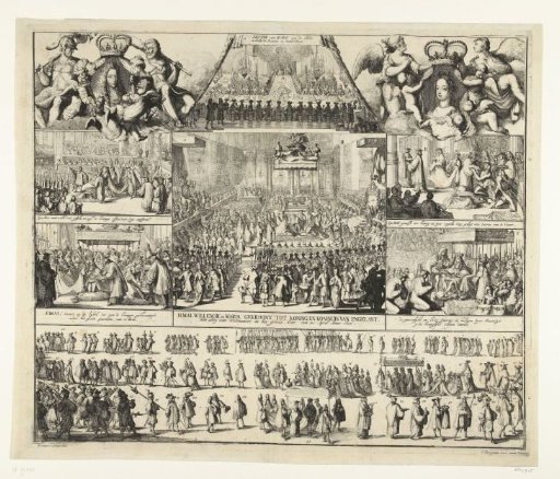 The Coronation of William and Mary as King and Queen of England, 1689