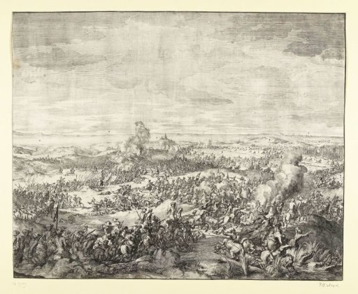 Campaign of Christian V of Denmark on the island of Rügen (right half), 1677