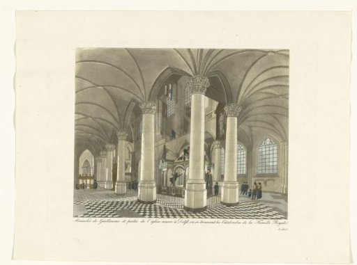 New Church at Delft with the tomb of William I, Prince of Orange