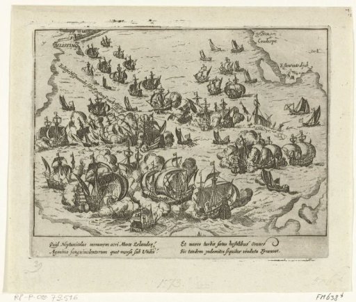 Victory over the Spanish fleet at Vlissingen, 1573