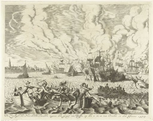 Battle on the Zuiderzee against the Count of Bossu, 1573