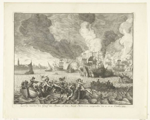 Battle on the Zuiderzee against the Count of Bossu, 1573