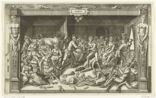 Famine Among the Citizens of Leiden, 1574