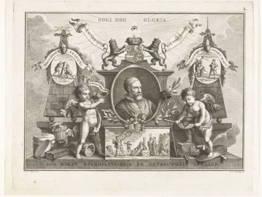 Allegory on Pieter Adriaansz. van der Werff, 1574