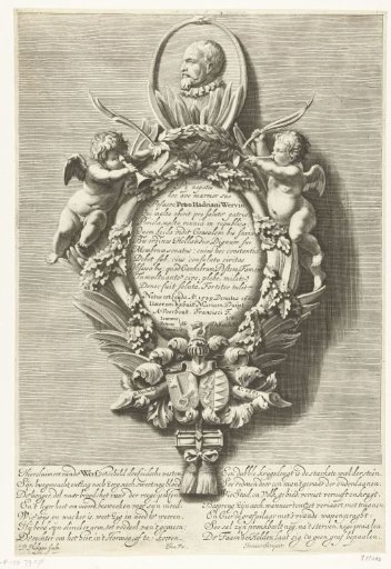 Monument for Pieter Adriaansz. van der Werff in the Hooglandse Church in Leiden