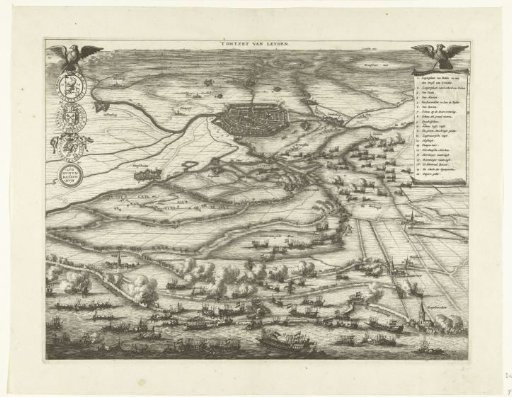 Map with the Relief of Leiden, 1574