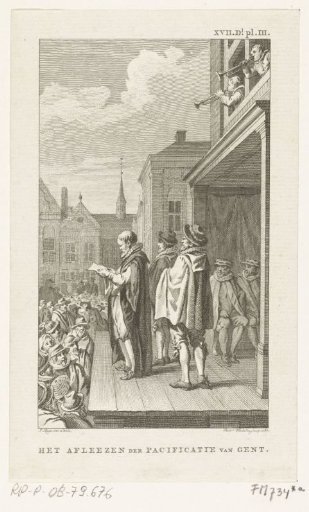 Proclamation of the Pacification of Ghent, 1576