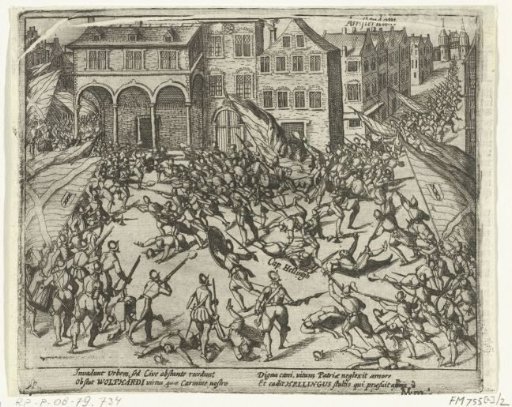 State Troops Defeated on the Dam, 1577
