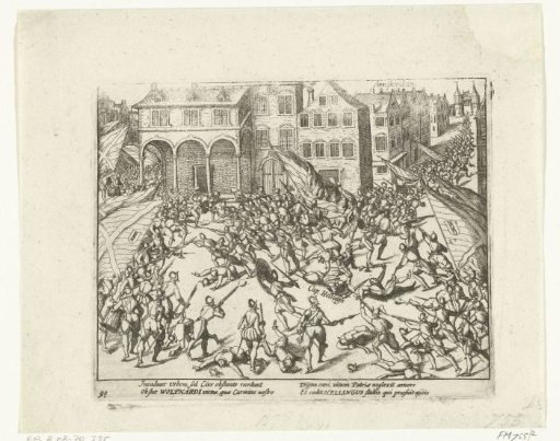 State Troops Defeated on the Dam, 1577