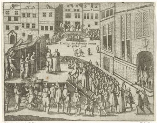 Execution of monks in Ghent for sodomy, 1578