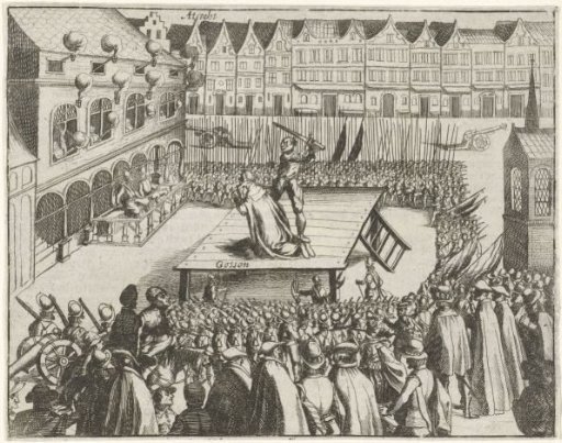 Beheading of Gosson in Arras, 1578
