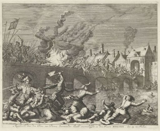 Massacre in Maastricht Perpetrated by the Spaniards, 1579