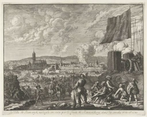 Siege of Steenwijk by Rennenberg, 1580-1581.