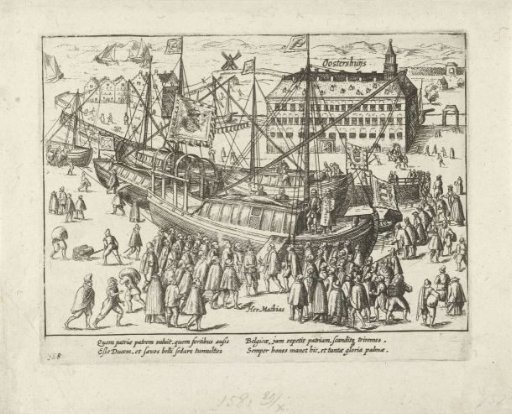Archduke Matthias Departs from the Netherlands, 1581