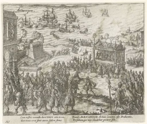 Arrival of the Duke of Anjou in Antwerp, 1582