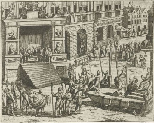 The swearing of the oath on the Grote Markt, 1582