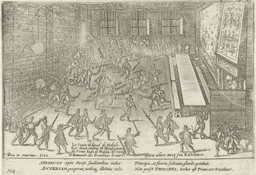 Attack by Jean de Jauregui on William of Orange, 1582