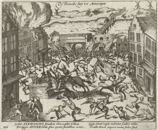 The French Fury at Antwerp, 1583