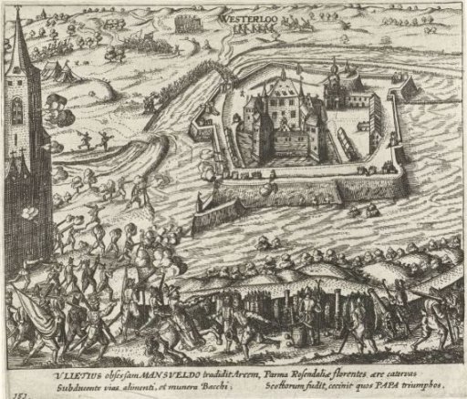 Castle Westerlo captured by Mansfeld, 1583