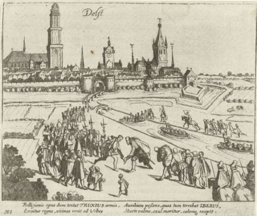 Truchsess received in Delft, 1584