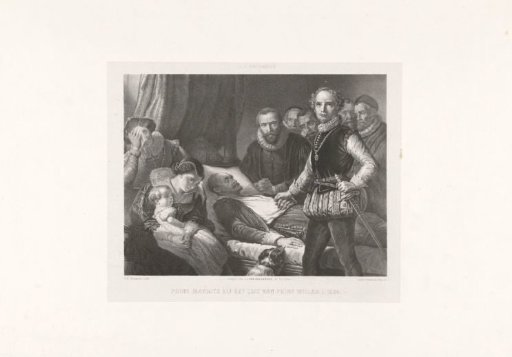 Maurice at the body of William of Orange, 1584