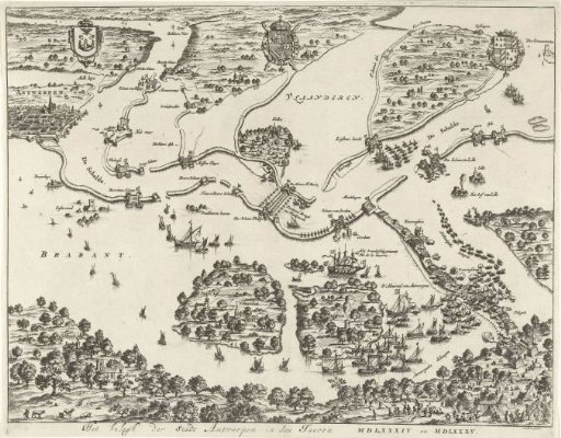 Siege of Antwerp in the years 1584 and 1585